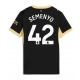 Manchester City Antoine Semenyo #42 Replike Gostujuci Dres za Ženska 2026-27 Kratak Rukav